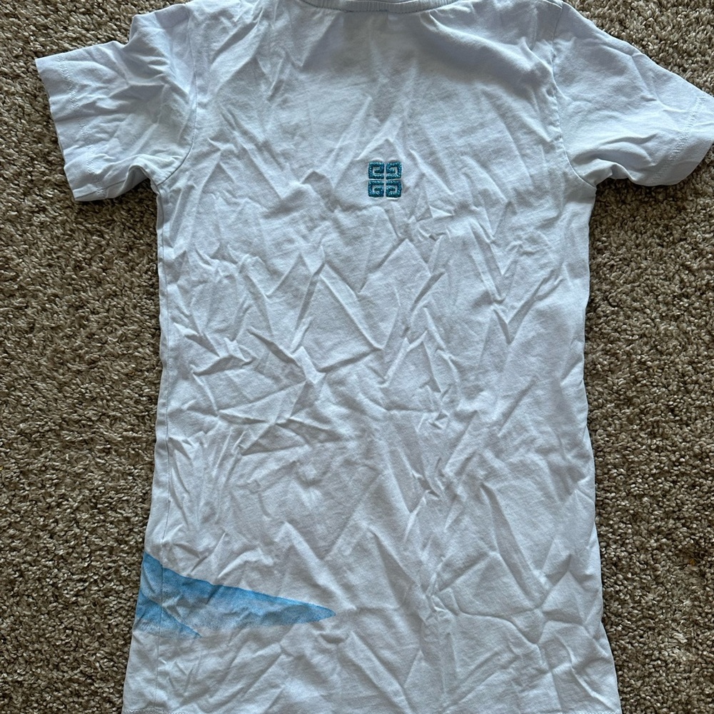 Blue Givenchy dress size 6. Wore once no stains